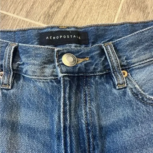 Aeropostale Distressed High Rise Denim Shorts - Picture 10 of 10